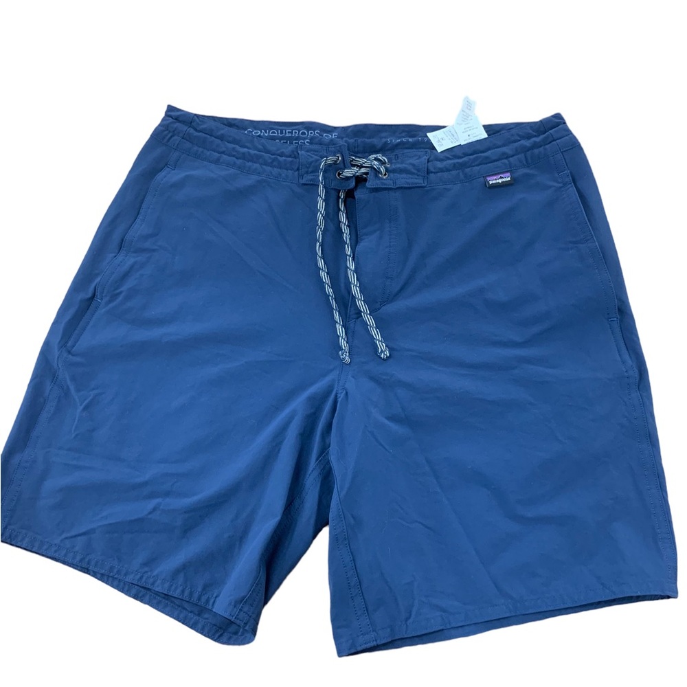 PATAGONIA Men's Size 30 Wavefarer Hybrid Walk Shorts - 18" - TIDEPOOL BLUE